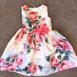 Like new formal floral toddler dress size 2T